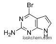 Molecular Structure of 848694-32-6 (4-Bromo-7H-pyrrolo [2,3-d]pyrimidin-2-ylamine)